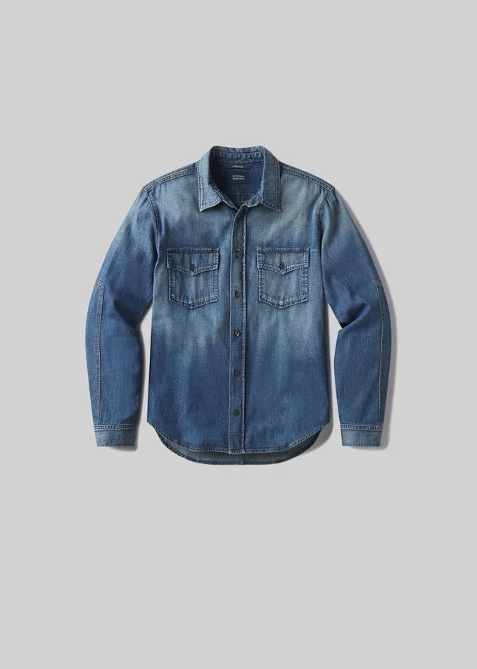 Citizens Of Humanity Cairo Utility Shirt In Recess Men Shirts