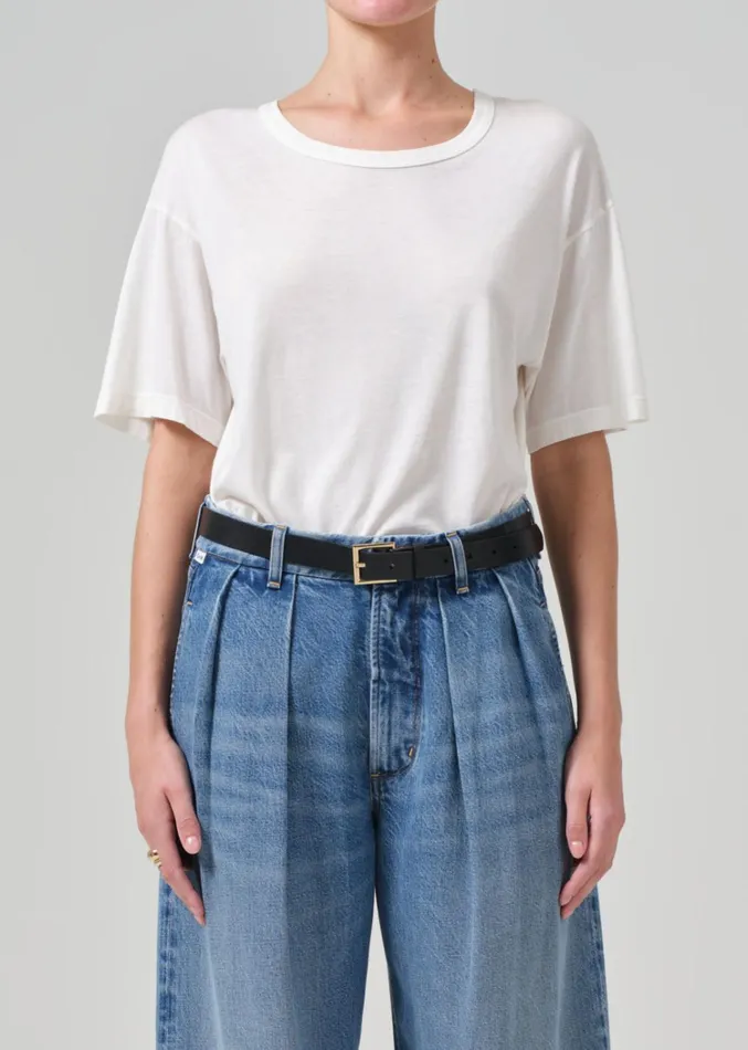 Citizens Of Humanity Elisabetta Relaxed Tee In Pashmina Women Tops