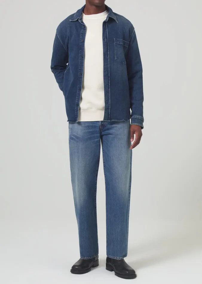 Citizens Of Humanity Hayden Baggy Archive In Aegean Men Jeans