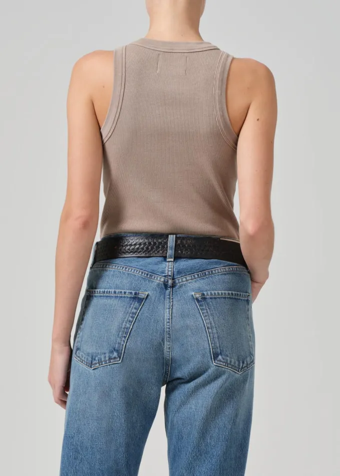 Citizens Of Humanity Isabel Rib Tank In Sandatlas Women Tops