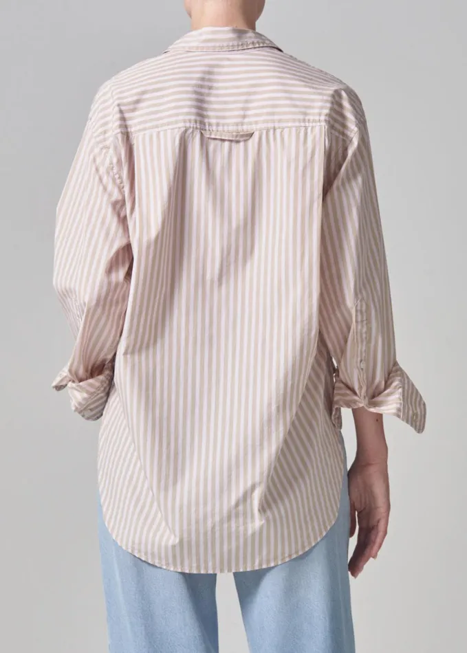 Citizens Of Humanity Kayla Shirt In Mesa Stripe Women Tops