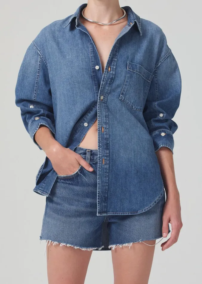 Citizens Of Humanity Kayla Shirt In Somerset Women Tops