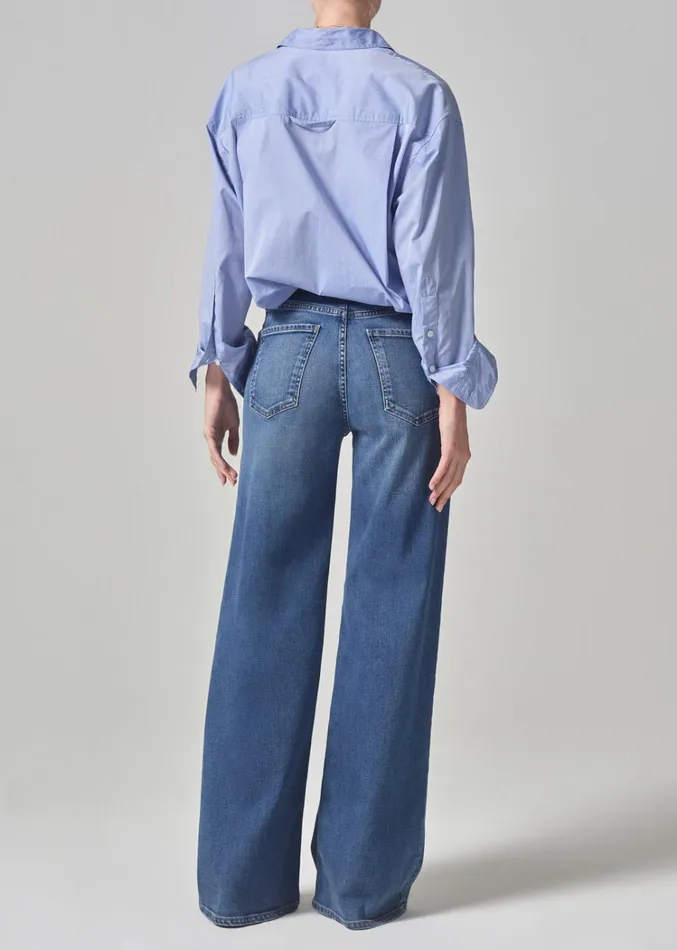 Citizens Of Humanity Lolli Mid Rise Baggy In Palazzo Women Jeans