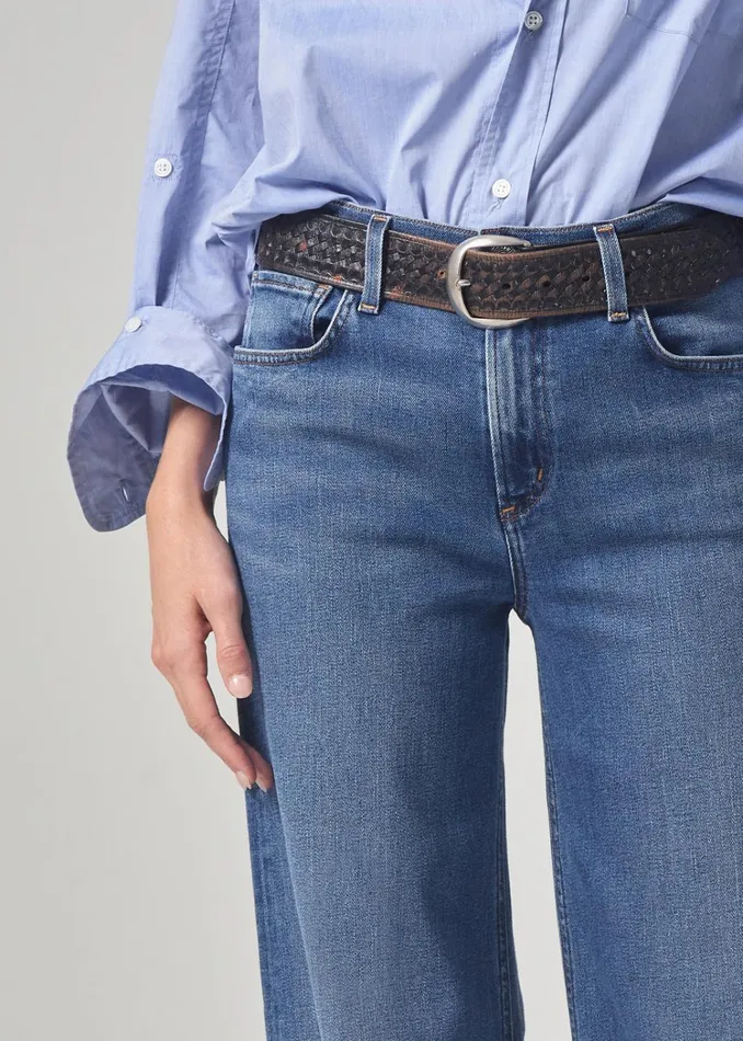 Citizens Of Humanity Lolli Mid Rise Baggy In Palazzo Women Jeans