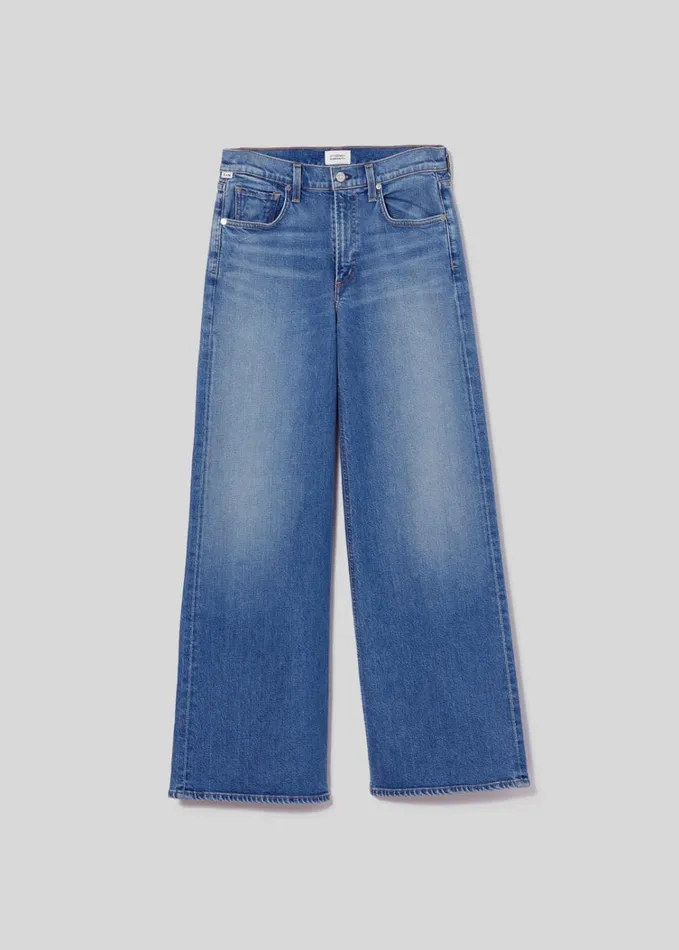 Citizens Of Humanity Lolli Mid Rise Baggy In Palazzo Women Jeans
