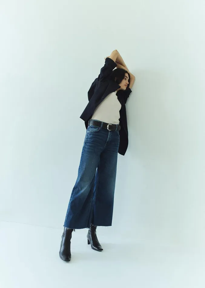 Citizens Of Humanity Lyra Wide Leg Crop In Ambry Women Jeans