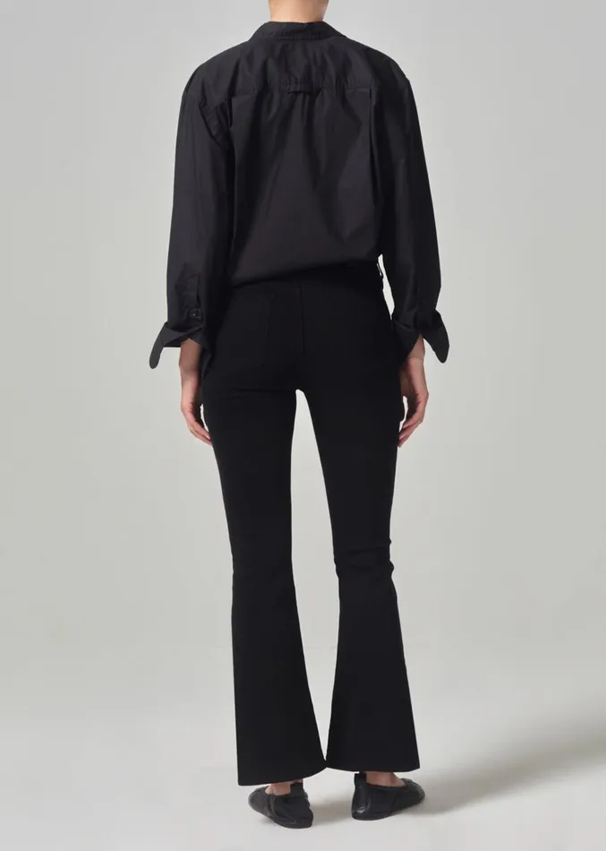 Citizens Of Humanity Maternity Lilah High Rise Bootcut 30034 In Plush Black Women Maternity