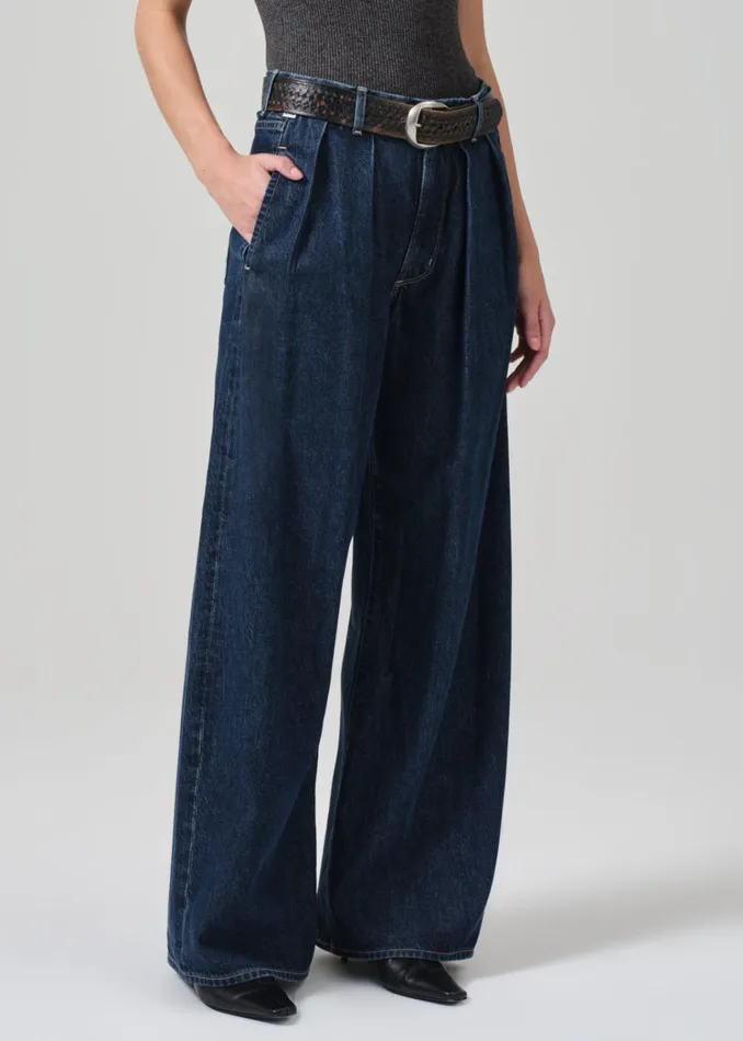 Citizens Of Humanity Petra Pleated Trouser In Eden Women Jeans