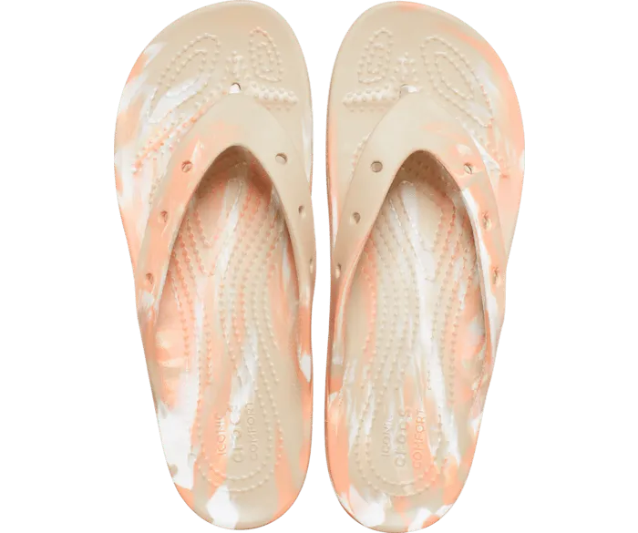 Classic Platform Marbled Flip Chai Multi Women Crocs Sandals
