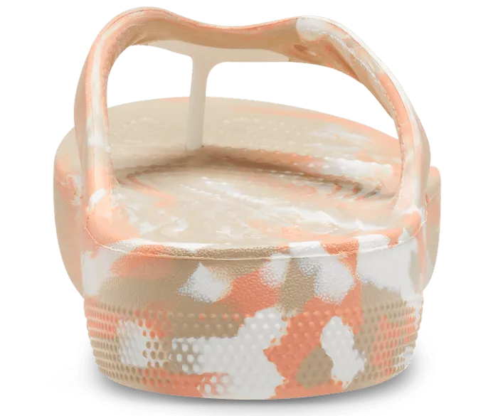 Classic Platform Marbled Flip Chai Multi Women Crocs Sandals
