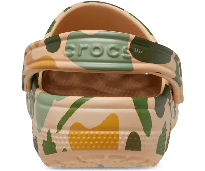 Classic Printed Camo Clog Chai Tan Men Crocs Clogs