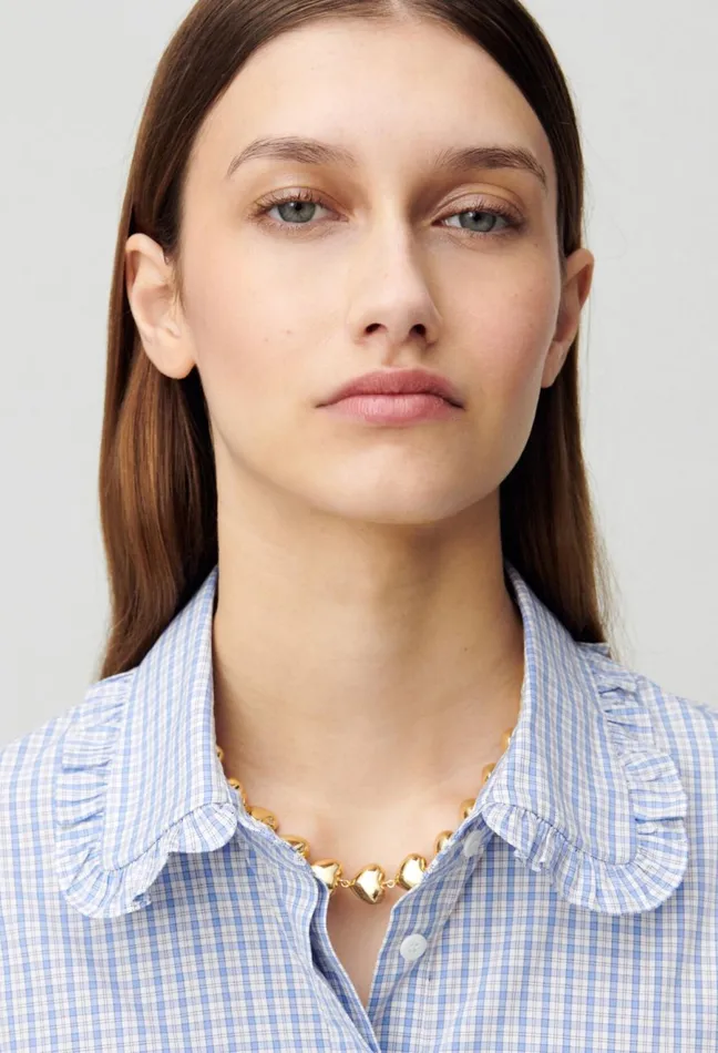 Claudie Pierlot Checked Babydoll Dress Dualcolor Women Dresses Claudie Pierlot Checked Babydoll Dress Dualcolor Women Dresses