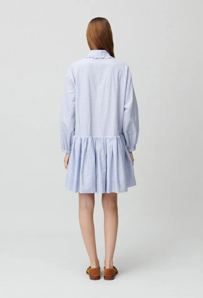 Claudie Pierlot Checked Babydoll Dress Dualcolor Women Dresses Claudie Pierlot Checked Babydoll Dress Dualcolor Women Dresses