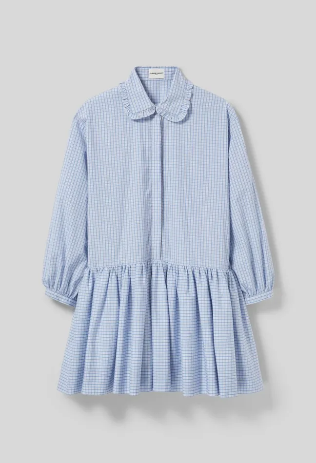 Claudie Pierlot Checked Babydoll Dress Dualcolor Women Dresses Claudie Pierlot Checked Babydoll Dress Dualcolor Women Dresses