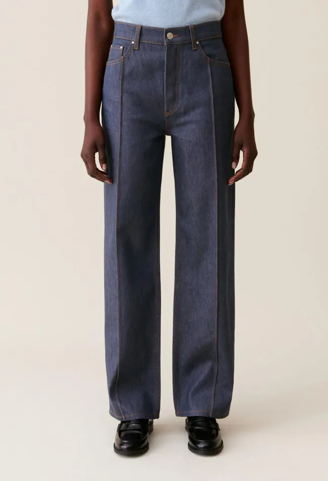 Claudie Pierlot Claude HighWaist Straight Jeans Denim Raw Women Jeans And Trousers