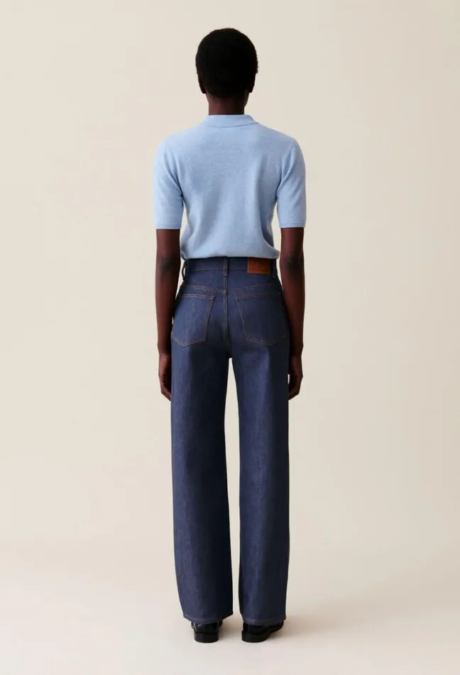 Claudie Pierlot Claude HighWaist Straight Jeans Denim Raw Women Jeans And Trousers Claudie Pierlot Claude HighWaist Straight Jeans Denim Raw Women Jeans And Trousers