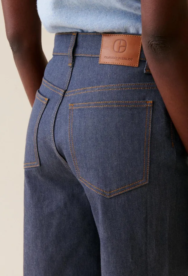Claudie Pierlot Claude HighWaist Straight Jeans Denim Raw Women Jeans And Trousers Claudie Pierlot Claude HighWaist Straight Jeans Denim Raw Women Jeans And Trousers