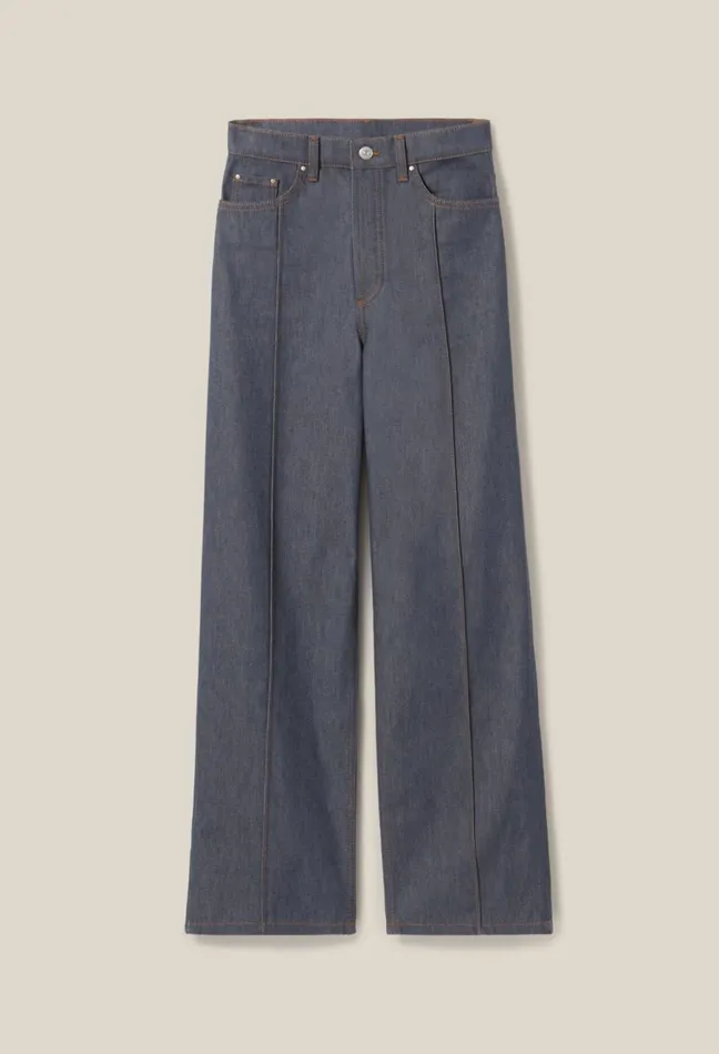 Claudie Pierlot Claude HighWaist Straight Jeans Denim Raw Women Jeans And Trousers Claudie Pierlot Claude HighWaist Straight Jeans Denim Raw Women Jeans And Trousers