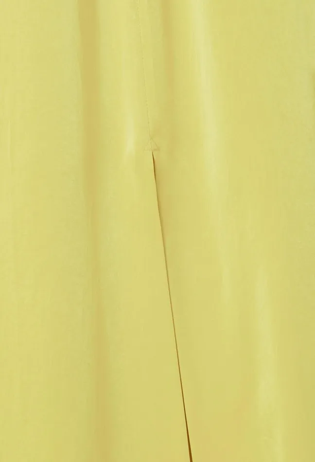 Claudie Pierlot Flowy Pleated Maxi Skirt Yellow Women Skirts And Shorts Claudie Pierlot Flowy Pleated Maxi Skirt Yellow Women Skirts And Shorts