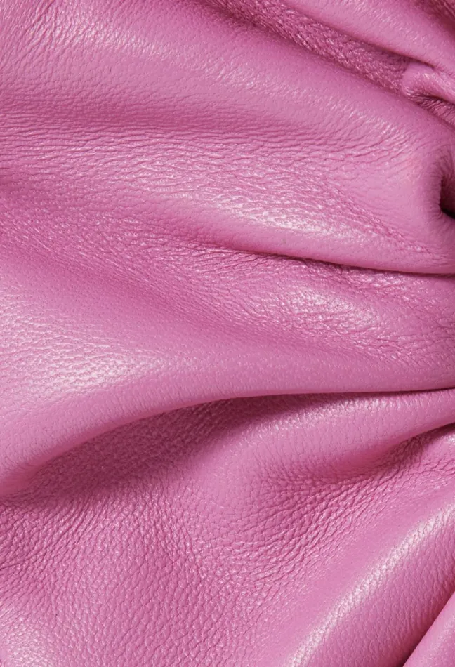 Claudie Pierlot Leather Scrunchie With Topstitching Pink Women Jewellery And Scrunchies Claudie Pierlot Leather Scrunchie With Topstitching Pink Women Jewellery And Scrunchies