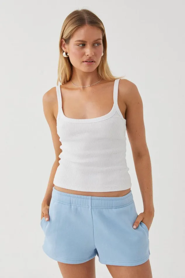 Clothing Supr Hoodies and Trackies Malia Sweat Short Periwinkle