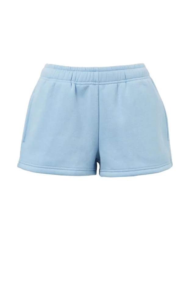 Clothing Supr Hoodies and Trackies Malia Sweat Short Periwinkle