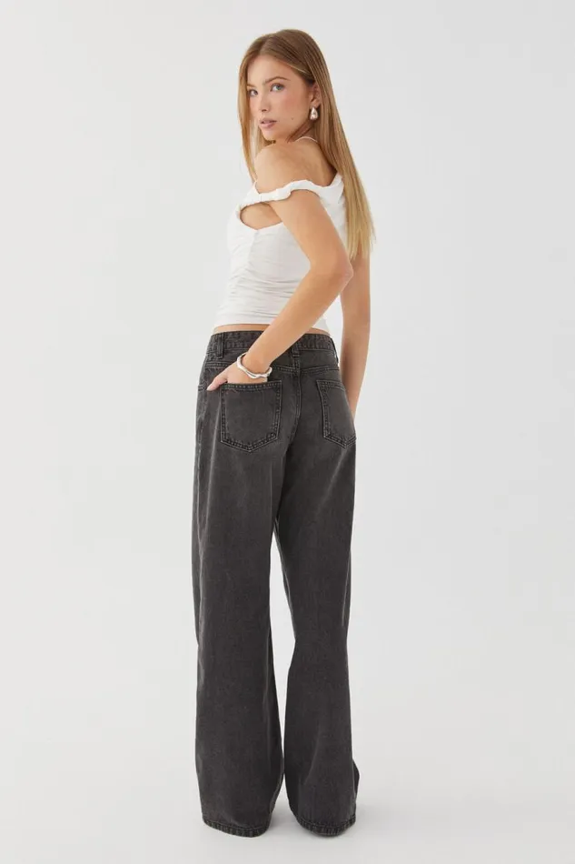 Clothing Supr Jeans Low Rise Baggy Jean Vintage Black