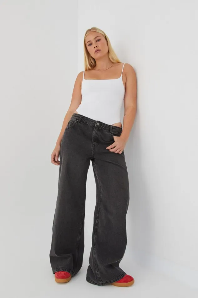 Clothing Supr Jeans Low Rise Baggy Jean Vintage Black