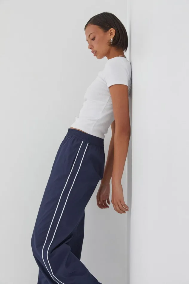 Clothing Supr Pants Kira Sporty Pull On Pant All Star Navy Clothing Supr Pants Kira Sporty Pull On Pant All Star Navy