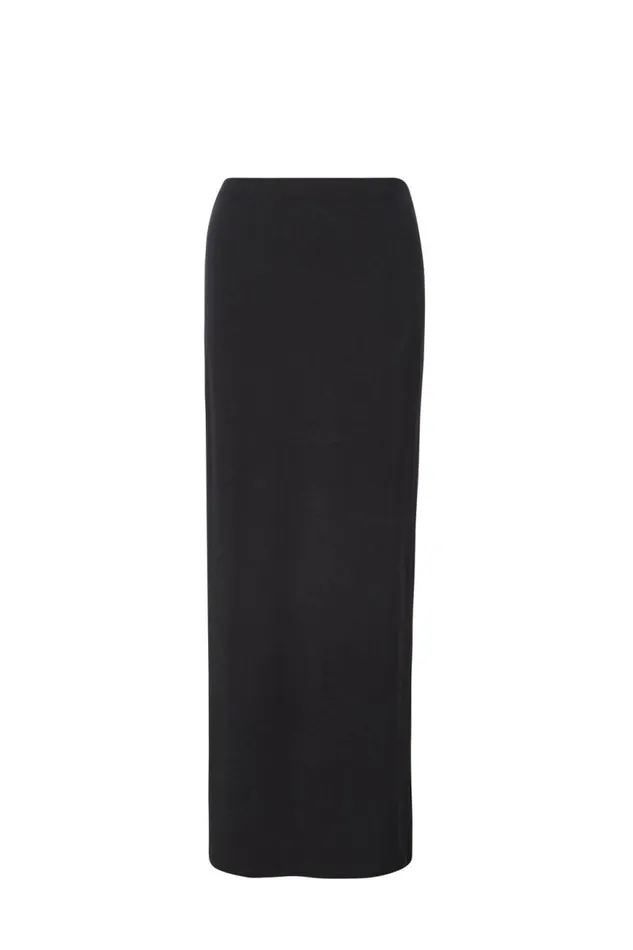 Clothing Supr Skirts Soft Hipster Maxi Skirt Black Clothing Supr Skirts Soft Hipster Maxi Skirt Black