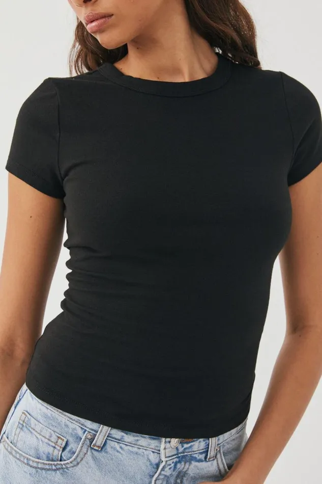 Clothing Supr T Shirts Court Tee Black