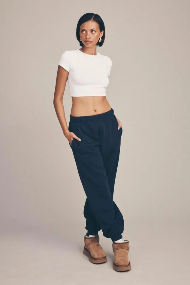 Clothing Supr T Shirts Luxe Cropped Short Sleeve Top White