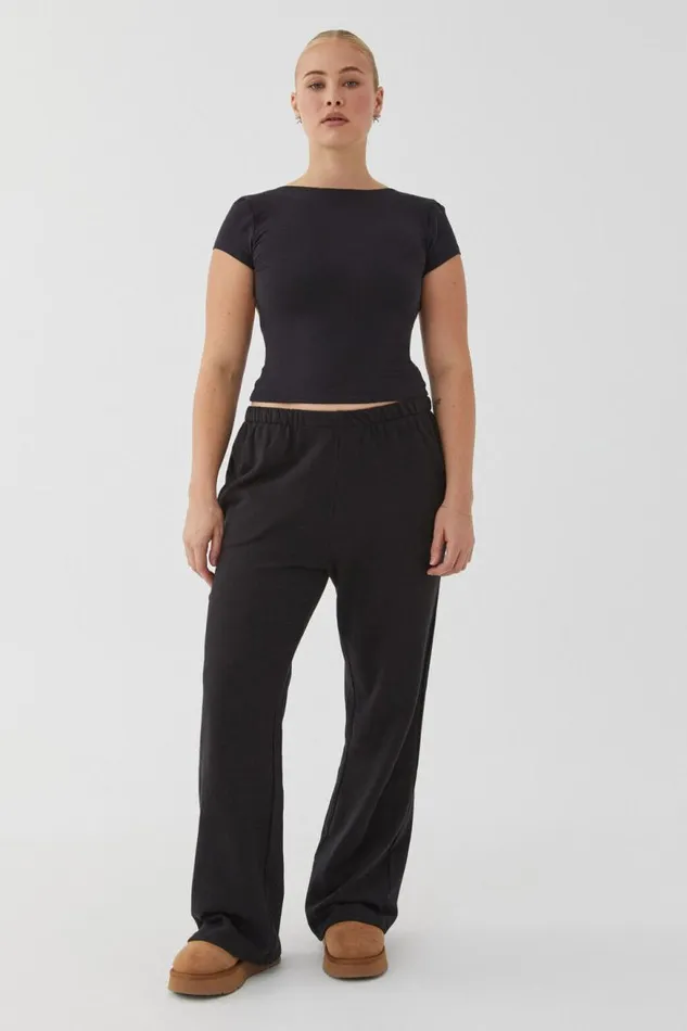 Clothing Supr T Shirts Soft Backless Tee Black