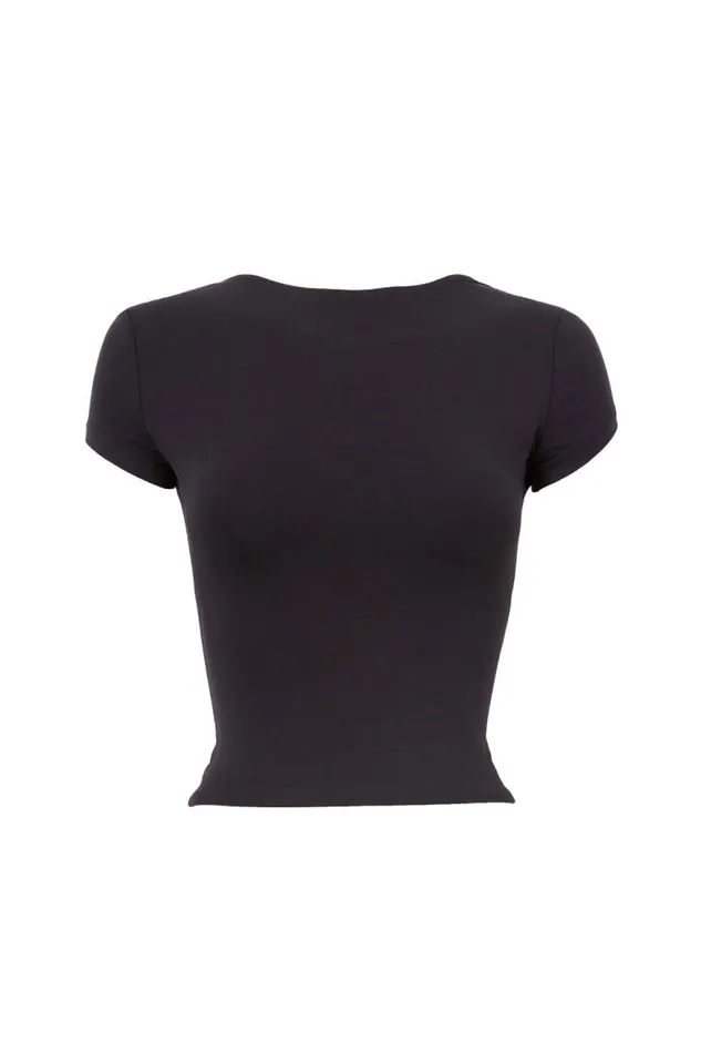 Clothing Supr T Shirts Soft Backless Tee Black