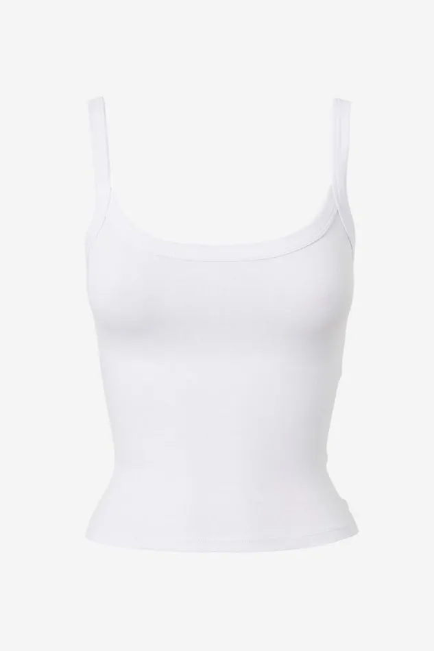Clothing Supr Tank Tops Kiki Scoop Neck Tank White