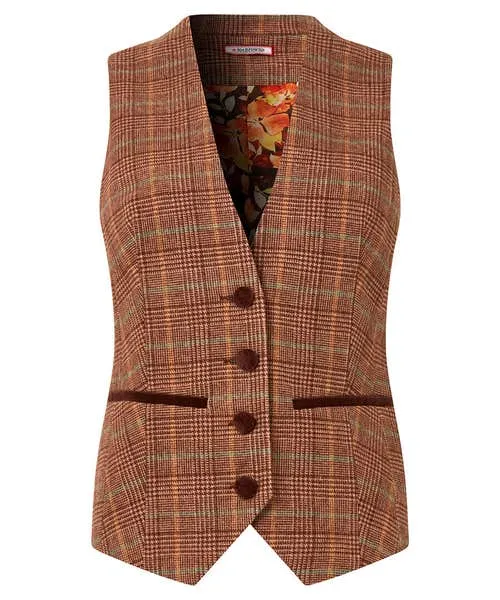 Coats and Jackets Apparel Heritage Check Waistcoat Brown Joebrowns Coats and Jackets Apparel Heritage Check Waistcoat Brown Joebrowns