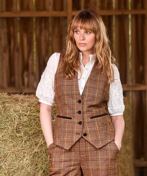 Coats and Jackets Apparel Heritage Check Waistcoat Brown Joebrowns Coats and Jackets Apparel Heritage Check Waistcoat Brown Joebrowns