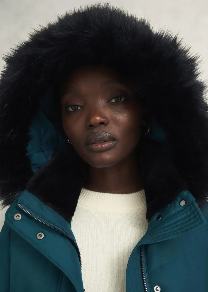 Coats and Jackets Women HOBBS Jaymie Puffer Kyanite Green