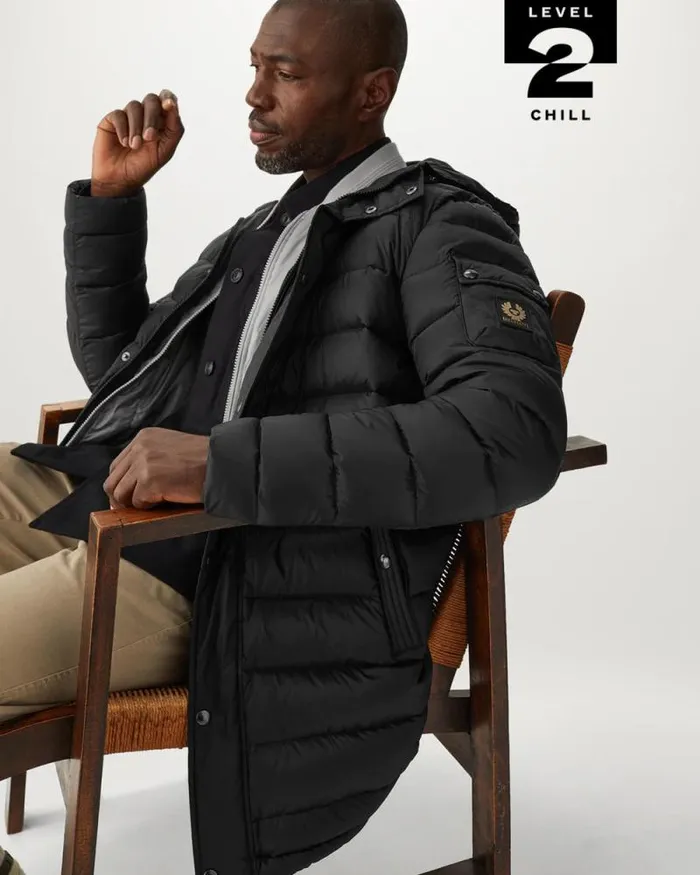 Coats and Parkas Men Belstaff Stadia Parka Blackold Silver Coats and Parkas Men Belstaff Stadia Parka Blackold Silver
