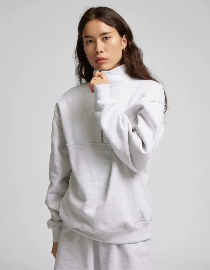 Colorfulstandard Organic Quarter Zip 8211 Ginger Brown Women Quarter Zips