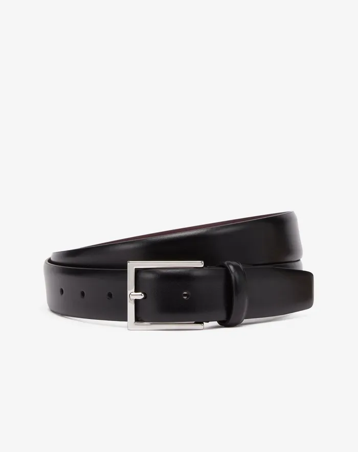 Corneliani Belts And Gloves Black Leather Belt For Men 8211 Men