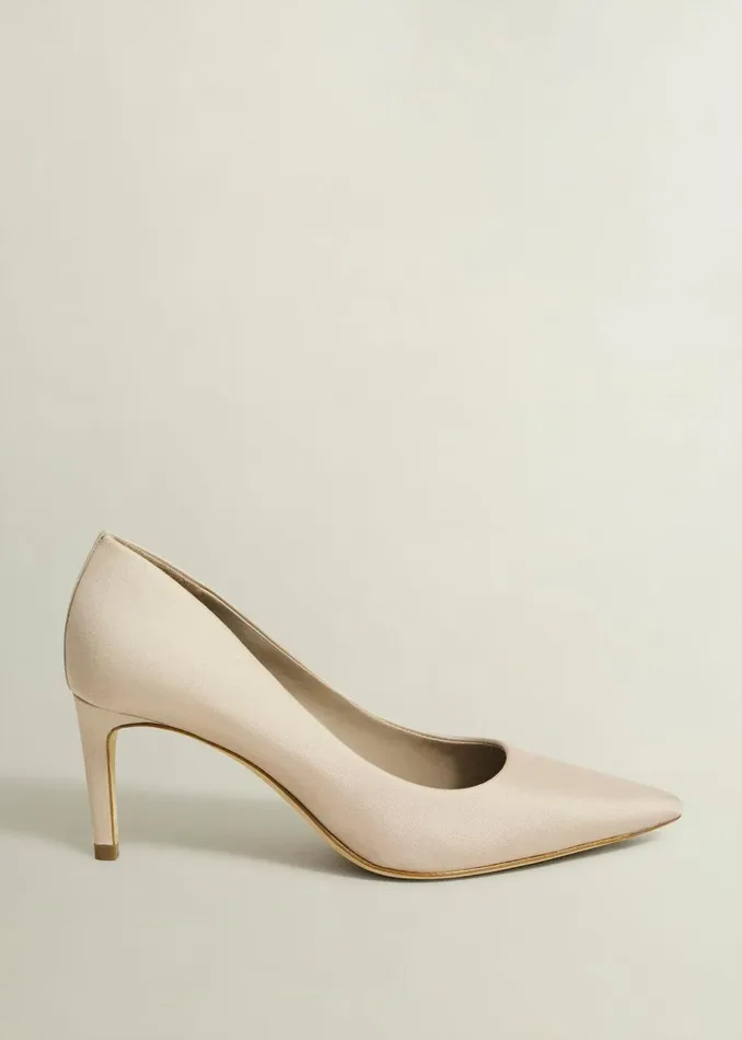 Court Shoes Women HOBBS Leila Wool Silk Court Shoes Oyster