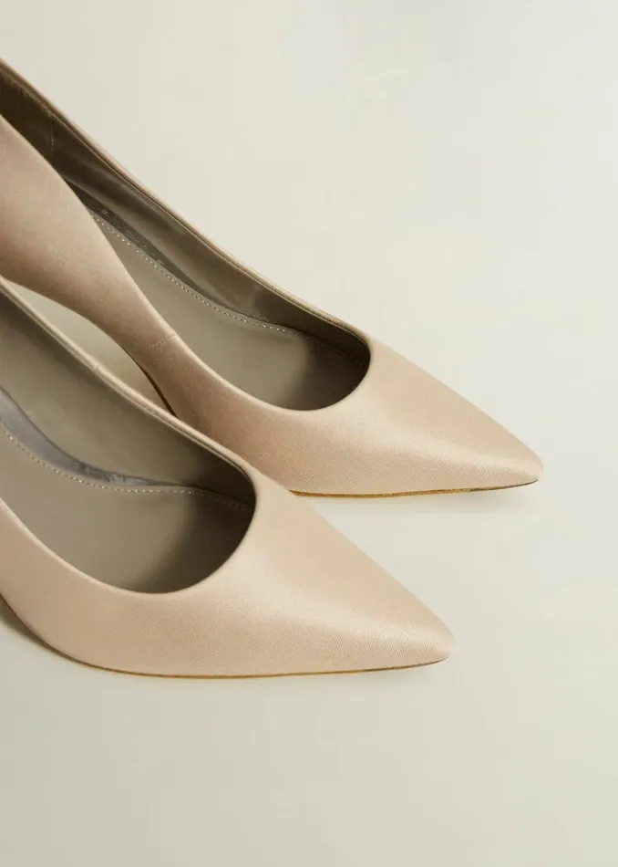 Court Shoes Women HOBBS Leila Wool Silk Court Shoes Oyster