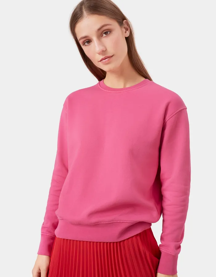 Crewneck Sweatshirts Women Colorfulstandard Women Classic Organic Crew 8211 Snow Melange