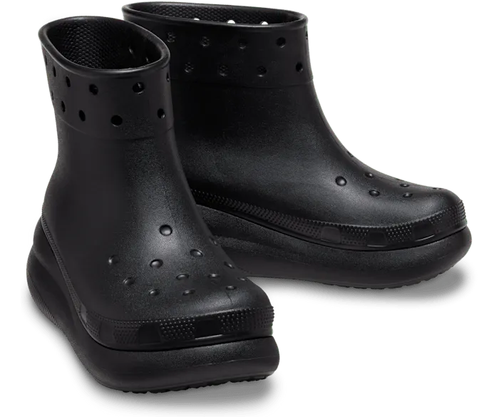 Crush Boot Black Women Crocs Boots