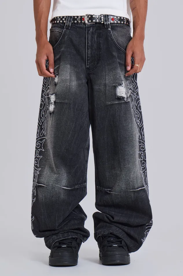 Crystalline Colossus Jeans Denim Jaded London Men