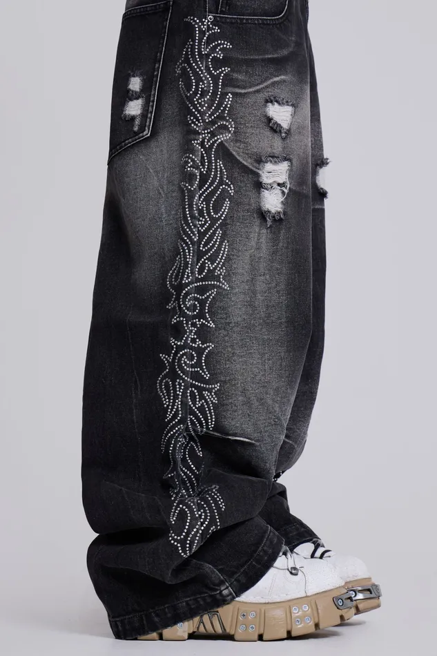 Crystalline Colossus Jeans Denim Jaded London Men