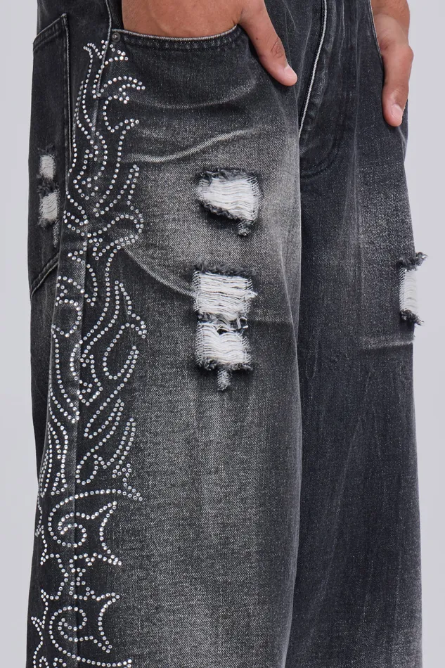 Crystalline Colossus Jeans Denim Jaded London Men