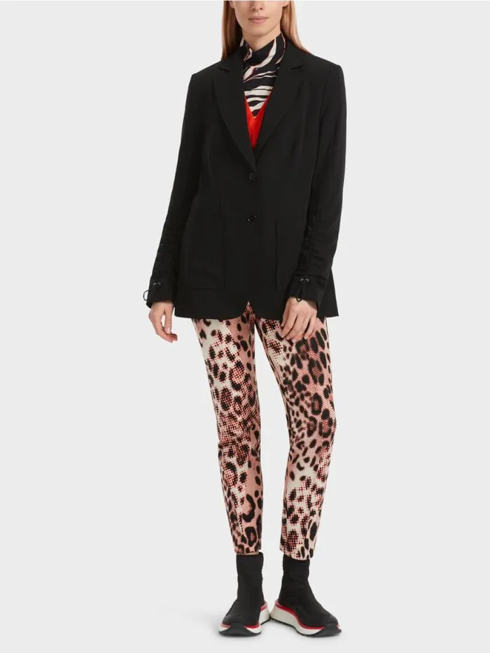 Damen Marc Cain Blazer Taillierter Blazer Black