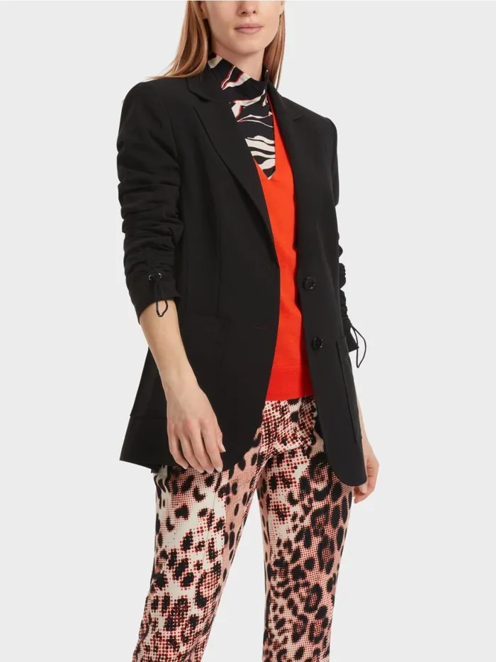 Damen Marc Cain Blazer Taillierter Blazer Black